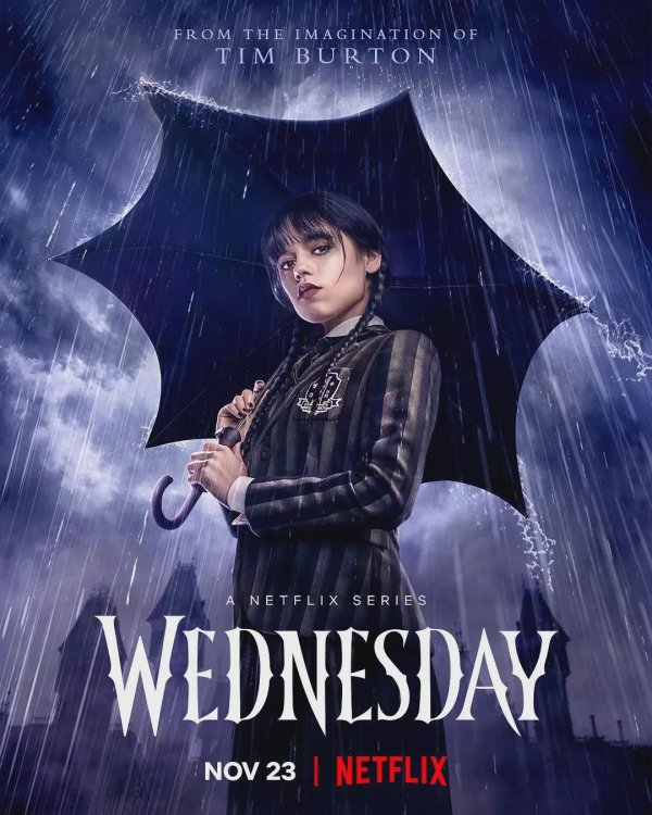 凯耀配资 热门奇幻剧《星期三》女星，文艺质感写真！